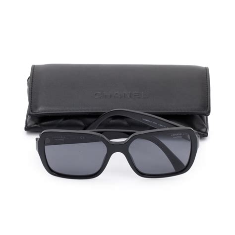 chanel 5408 black|CHANEL Acetate Polarized Square Sunglasses 5408.